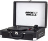 Rock 'N' Rolla Jr. - Portable Briefcase Bluetooth USB Vinyl Record Player Turntable - Black...