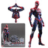 Square Enix Marvel  Universe Spider-man Variant Play Arts Kai- Action Figures 10 -Inch .