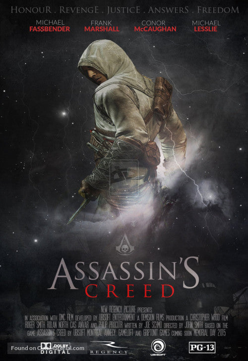 Assassin's Creed Movie in theaters 12-12-16