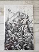 THE WALKING DEAD #1: 15TH Anniversary Blind Unbagged B&W Virgin Sketch Finch Variant *NM* !!!