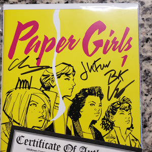 Paper Girls # 1 Signature Copy *NM*