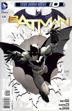 Batman Vol 2 #0 Regular Greg Capullo Cover New 52 ..