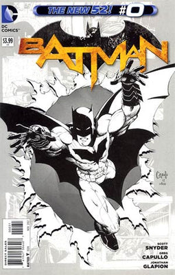 Batman # 0, Sketch Variant , DC Comics New 52 , Capullo, Snyder  *NM*