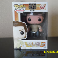 The Walking Dead Rick Grimes Prison Yard  # 67  Retired Pop !!!!!
