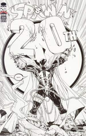 Spawn #220 Cover F Incentive Todd McFarlane Sketch Cover  *NM*  (2012)  Sold !!!!!
